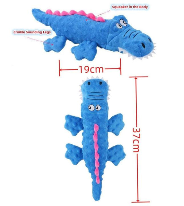 Crocodile Dog Squeaker Chew Toy