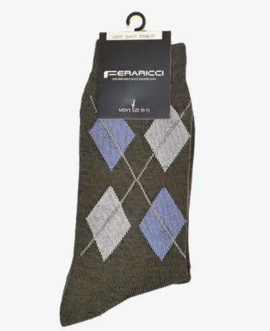 Men's Feraricci Sock (Olive)