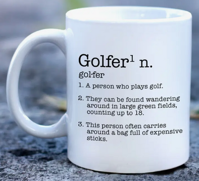 Golfer Definition Mug 11 oz.