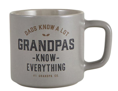 "Grandpas Know Everything" Ceramic Mug