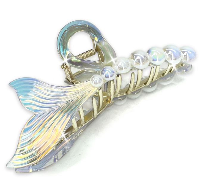 Shell Hair Claw – Mermaid Lilac Glow main image 1