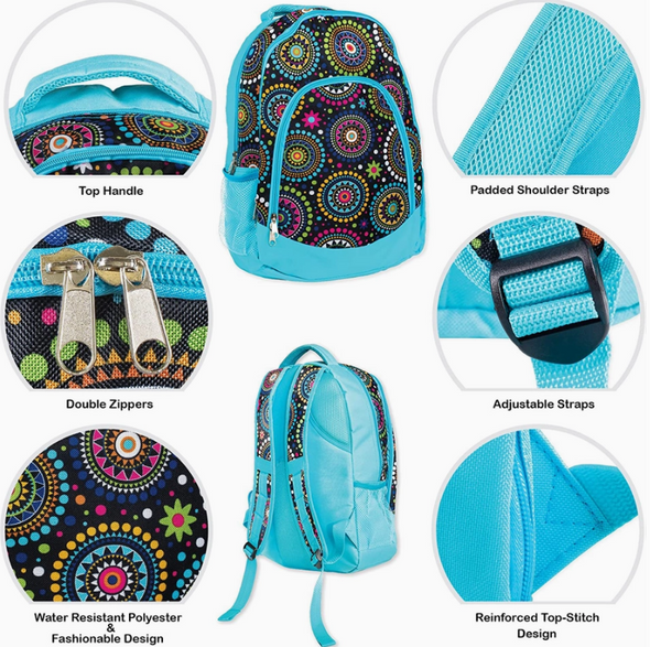 Blue Medallion Backpack