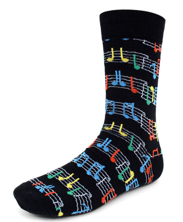 Men's Music Sheet Novelty Socks