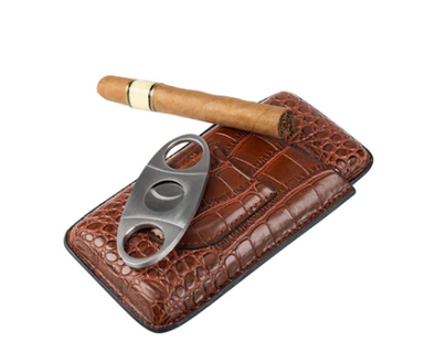 Trio Cigar Traveler with Cutter