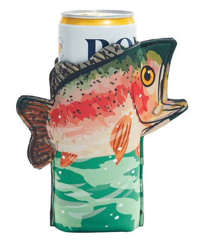 Skinny Can Coozie Bass/Trout