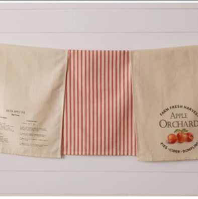 Apple Orchard Kitchen Tea Towels (Set of 3)
