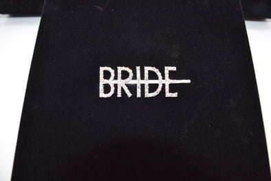 Rhinestone "Bride" Hair Clip