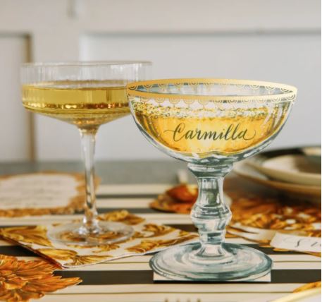 Champagne Coupe Place Cards (Set of 12)