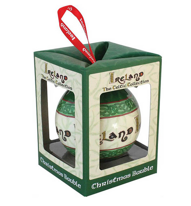 Celtic Christmas Bauble Ornament