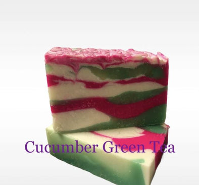 Cucumber Green Tea Handmade Artisan Soap