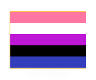 Genderfluid Flag Lapel Pin