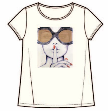 "Round Sunglasses" Women's Shirt