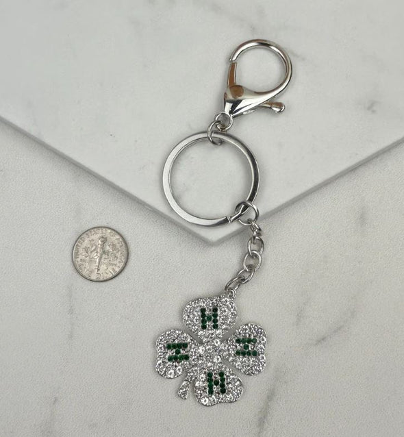 4-H Clover Keychain