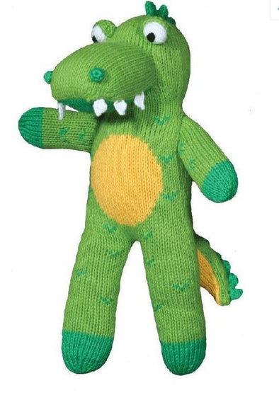 Big Al the Alligator Hand Knit Doll or Rattle