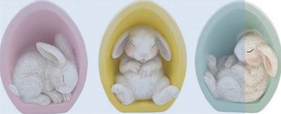 Baby Bunnies in Eggs (Sold Individually)