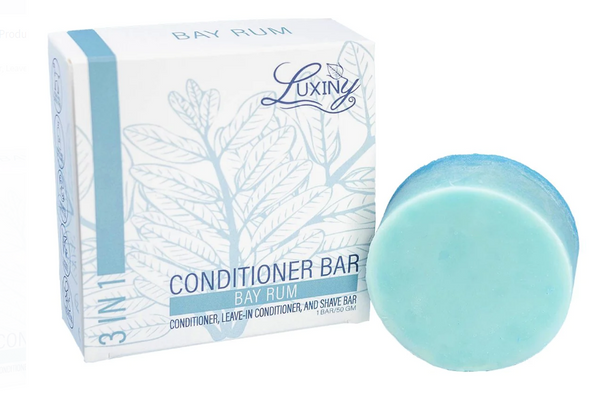 Bay Rum 3-1 Shampoo & Conditioner Bars for Home/Travel/Camping