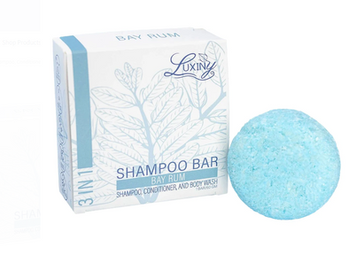 Bay Rum 3-1 Shampoo & Conditioner Bars for Home/Travel/Camping
