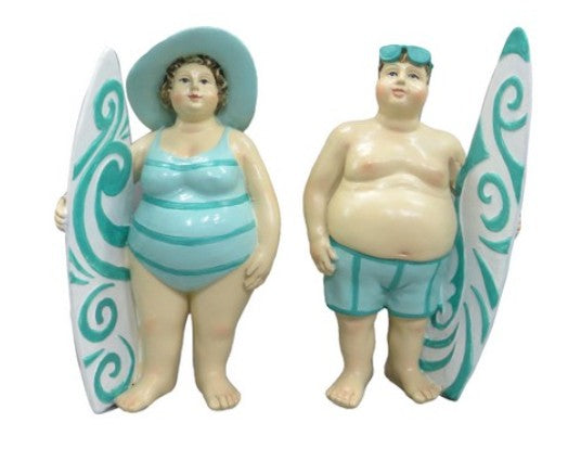 Beach Couple Tabletop Decor (Set of 2)