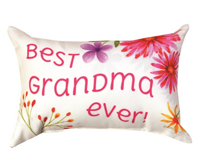 "Best Grandma Ever" Throw Pillow