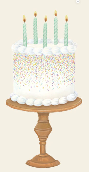 Birthday Cake Guest Napkins