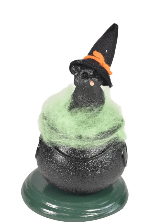 Black Cat on Cauldron from Byers' Choice