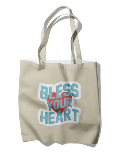 "Bless Your Heart" Canvas Tote Bag