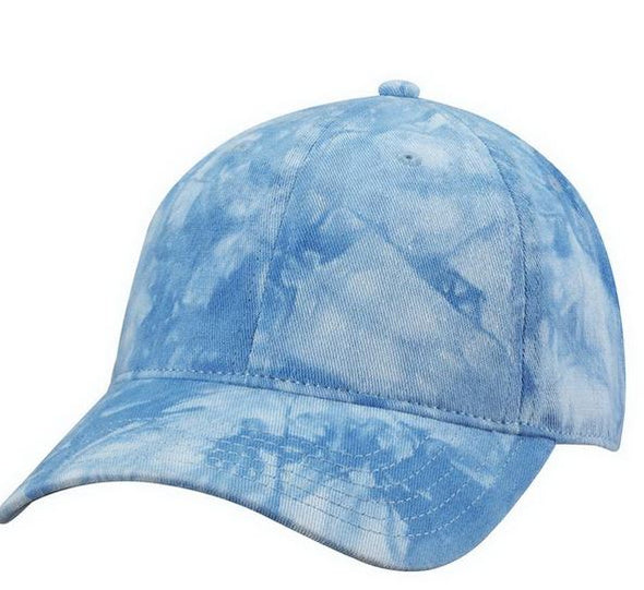 Light Blue Tie Dyed Cap