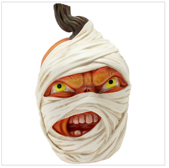 Boris Mummy Pumpkin Face