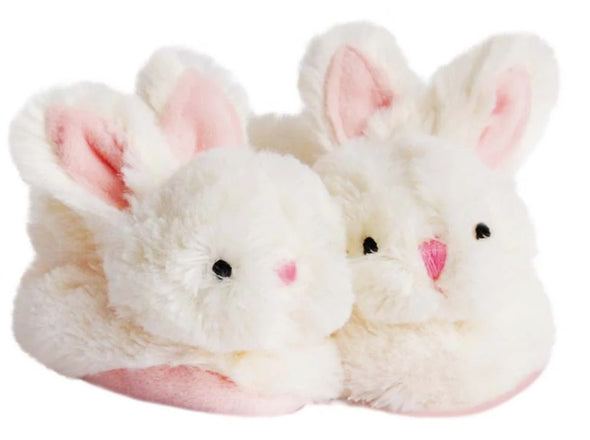 Plush Rattle Baby Slippers