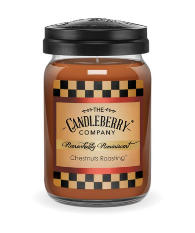 Candleberry Chestnuts Roasting Holiday Large Jar Candles