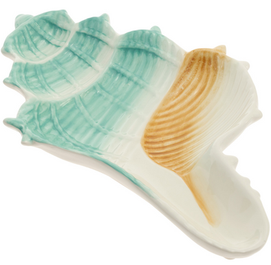 Conch Shell Shaped Serving Dish
