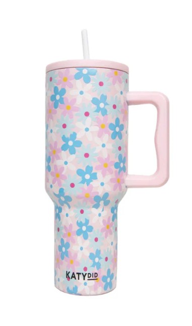 Dainty Florals Pink Tumbler from Katydid