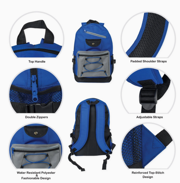 Royal Blue School Backpack