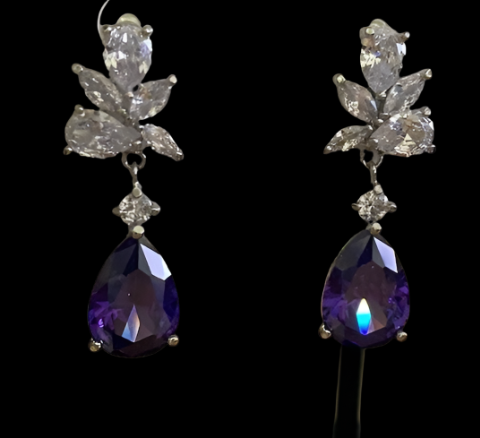 Swarovski Crystal Drop Earrings from Jim Ball Designs