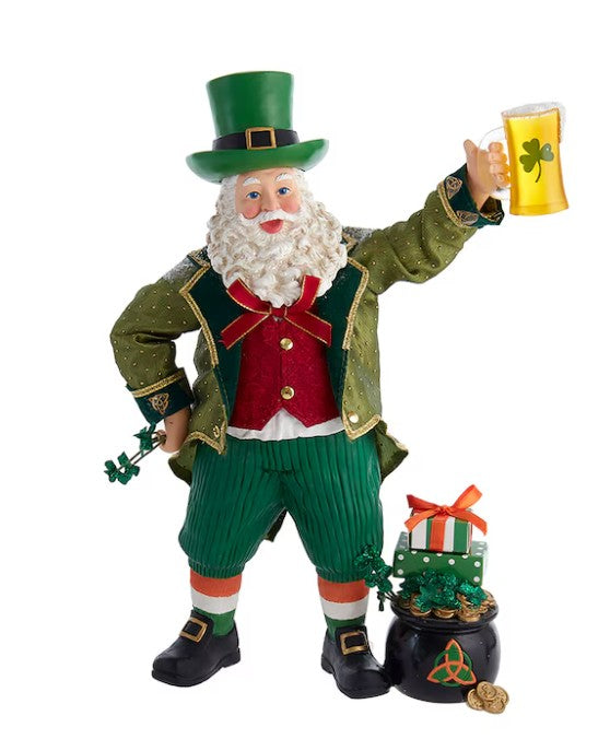 Fabriche Musical Irish Santa from Kurt Adler