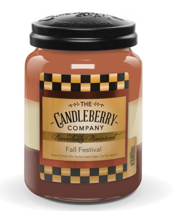 Candleberry Fall Festival Large Jar Candle