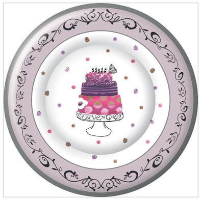 Fancy Cake Dinner Plates (Set of 8)