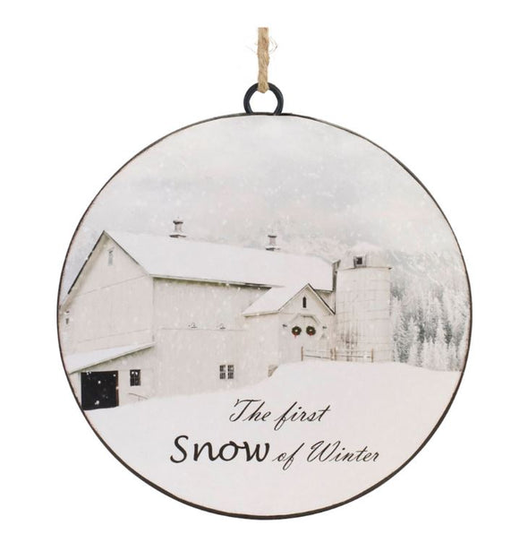 "First Snow of Winter" Ornament