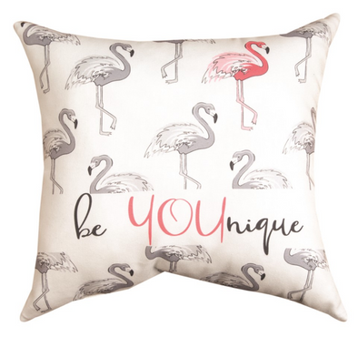 Flamingo Be Younique Climaweave Pillow