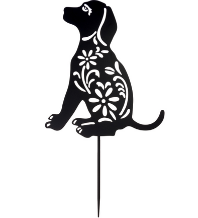 Floral Dog or Cat Garden Stake