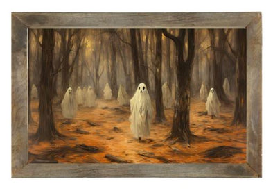 Ghosts in the Woods Framed Print