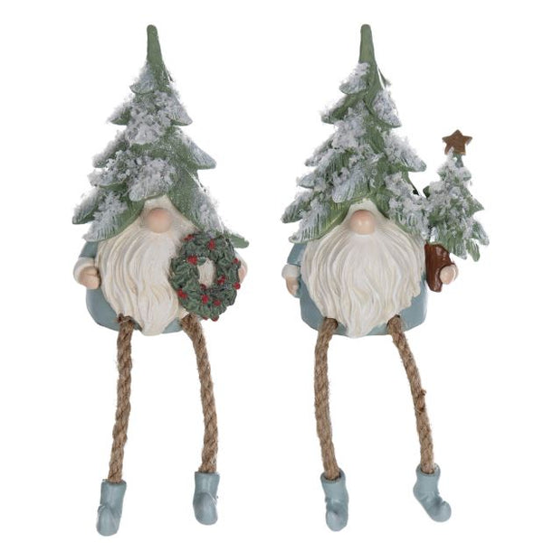 Gnome Pine Tree Shelf Sitters