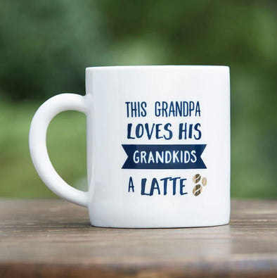 "Grandpa Loves His Kids a Latte" Mug