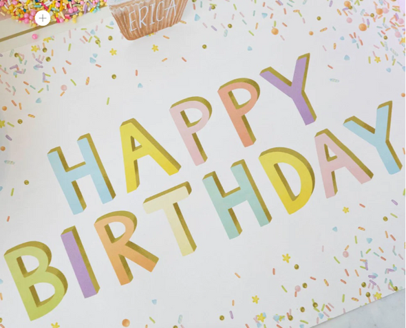 Happy Birthday Sprinkles (Set of 24 Sheets)