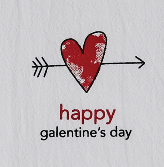 Happy Galentine's Day Dishtowel