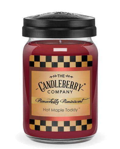 Candleberry Hot Maple Toddy Large Jar Candle