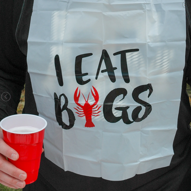 "I Eat Bugs" Disposable Bibs (Set of 8)