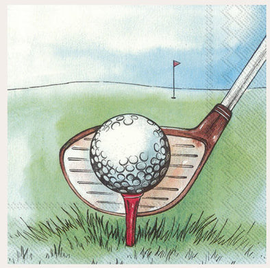 I Love Golf Cocktail Napkins