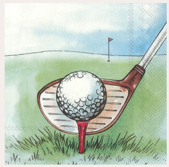 I Love Golf Cocktail Napkins