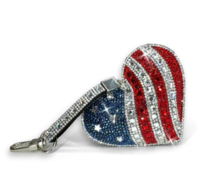 Royal Ice Heart Purse Charm by Jacqueline Kent